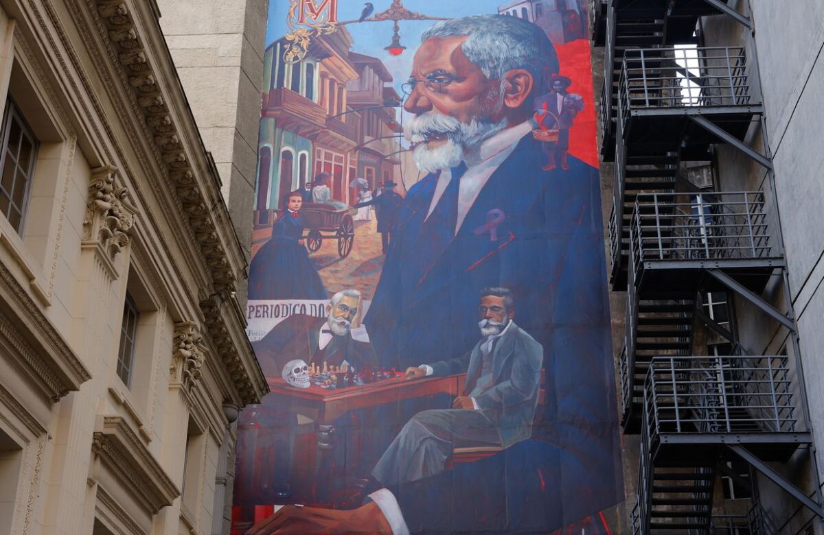 Academia Brasileira de Letras tem mural de Machado de Assis