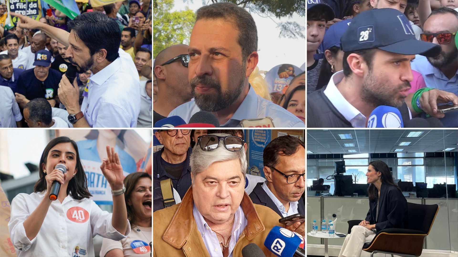 Acompanhe as agendas dos candidatos à Prefeitura de SP neste domingo (22)