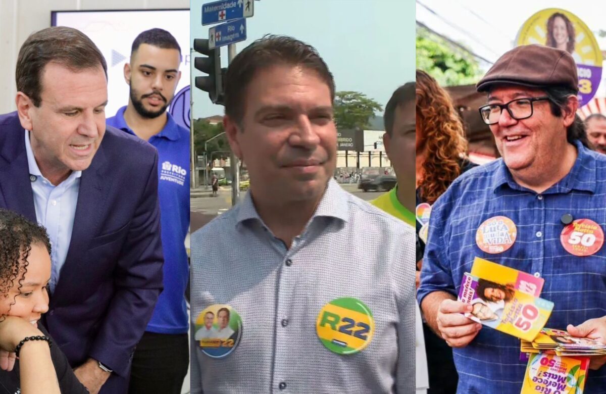 Sabatinas e panfletagem: as agendas dos candidatos à Prefeitura do Rio nesta segunda (23)