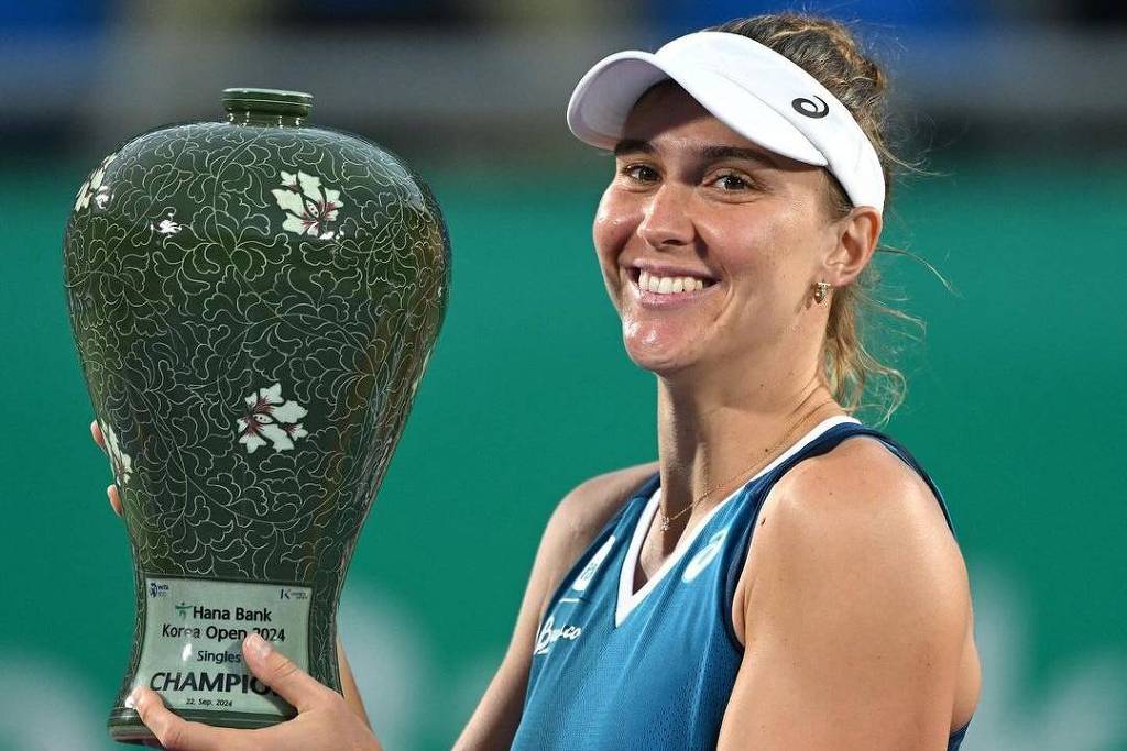 Bia Haddad é campeã do WTA 500 de Seul - 22/09/2024 - Esporte