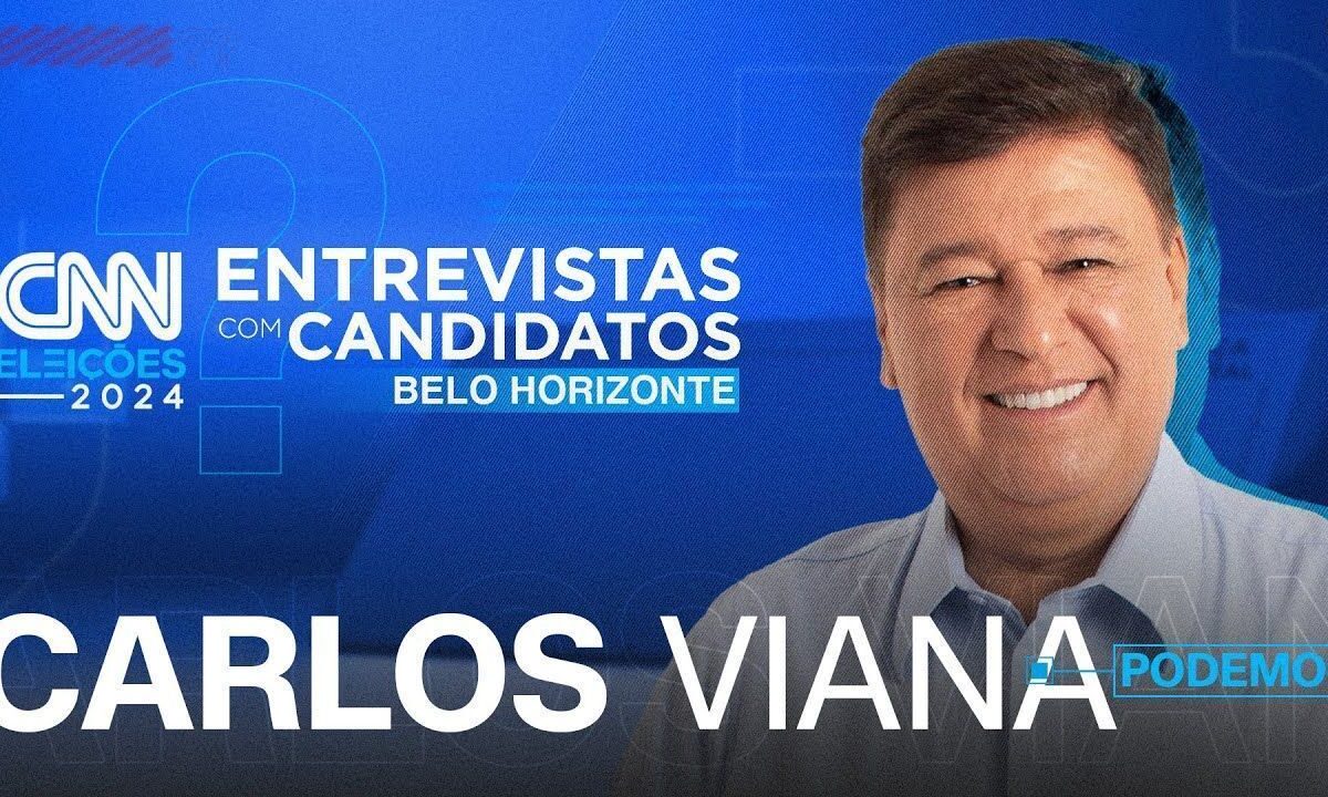 CNN recebe Carlos Viana nesta quarta (4) em série de entrevistas com candidatos a prefeito de BH