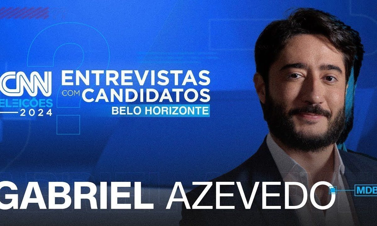 CNN recebe Gabriel Azevedo nesta quarta (11) em série de entrevistas com candidatos a prefeito de BH