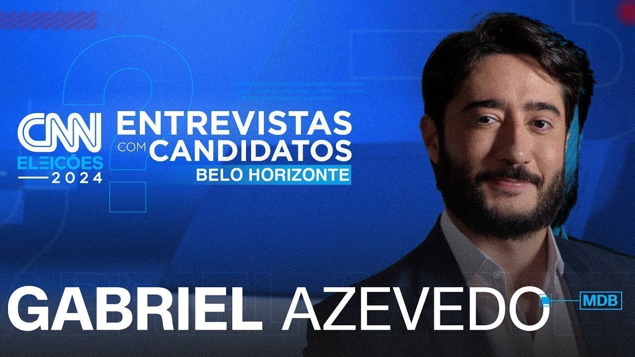 CNN recebe Gabriel Azevedo nesta quarta (11) em série de entrevistas com candidatos a prefeito de BH