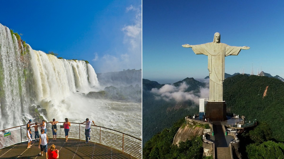 Cataratas do Iguaçu e Cristo Redentor estão entre melhores lugares do mundo para visitar, segundo turistas; veja lista