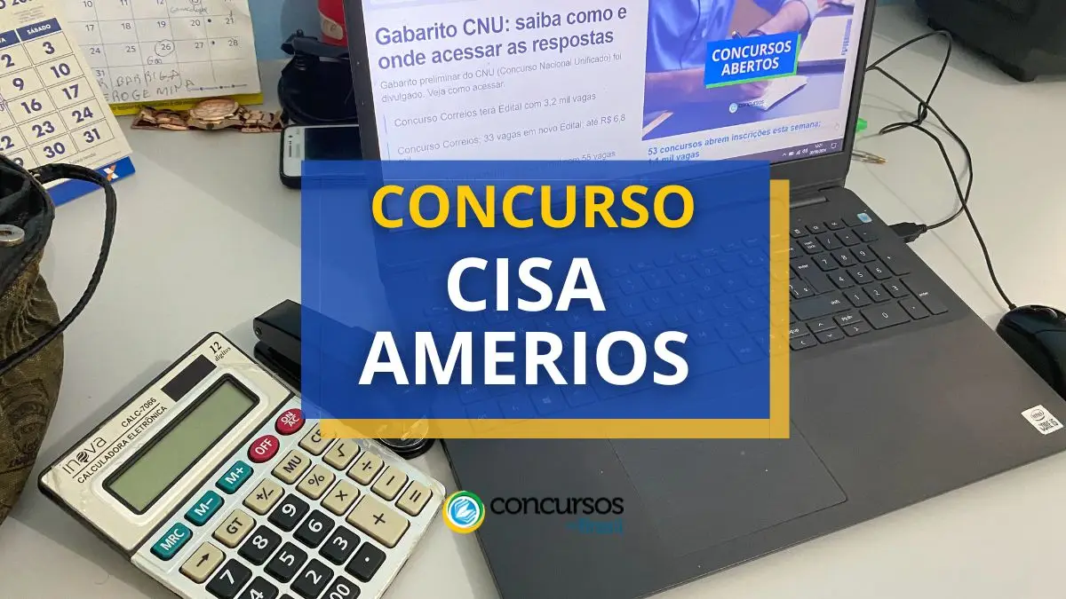 Concurso CISA/AMERIOS 12ª RS abre novas vagas pela CLT