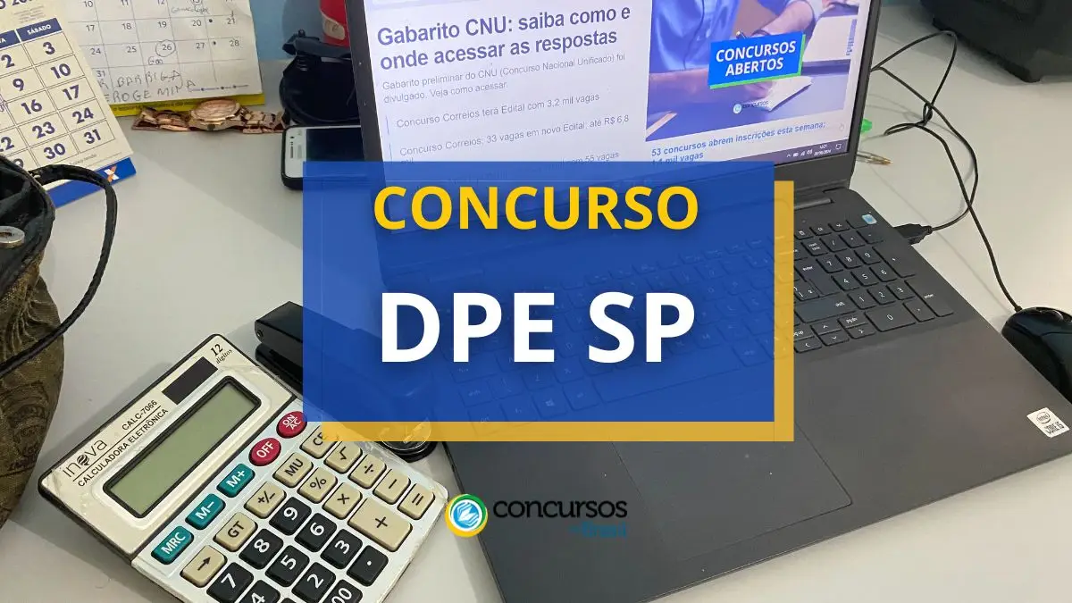 Concurso DPE – SP: vagas de estágio; bolsa de R$ 1.000