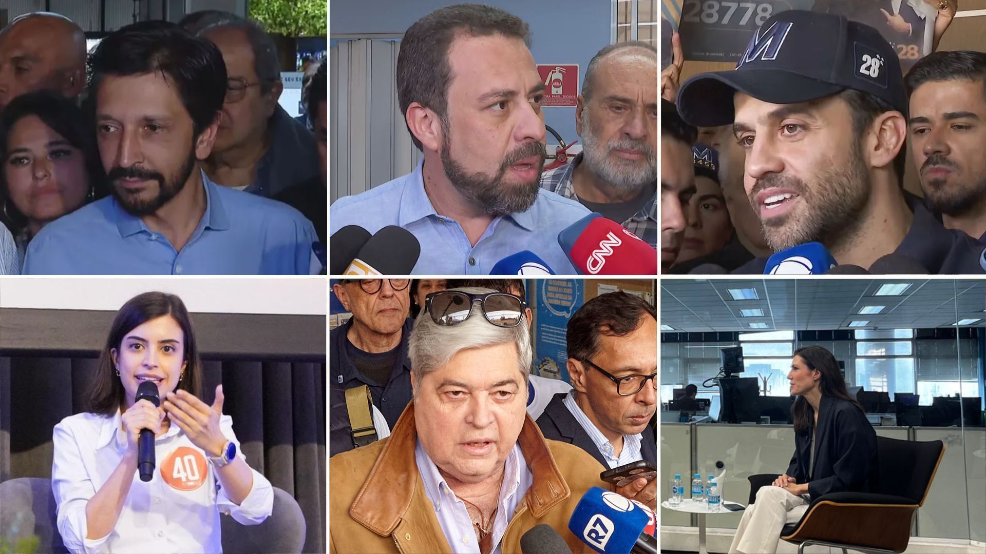 Debate, feira, almoço: as agendas dos candidatos à Prefeitura de SP nesta sexta (20)