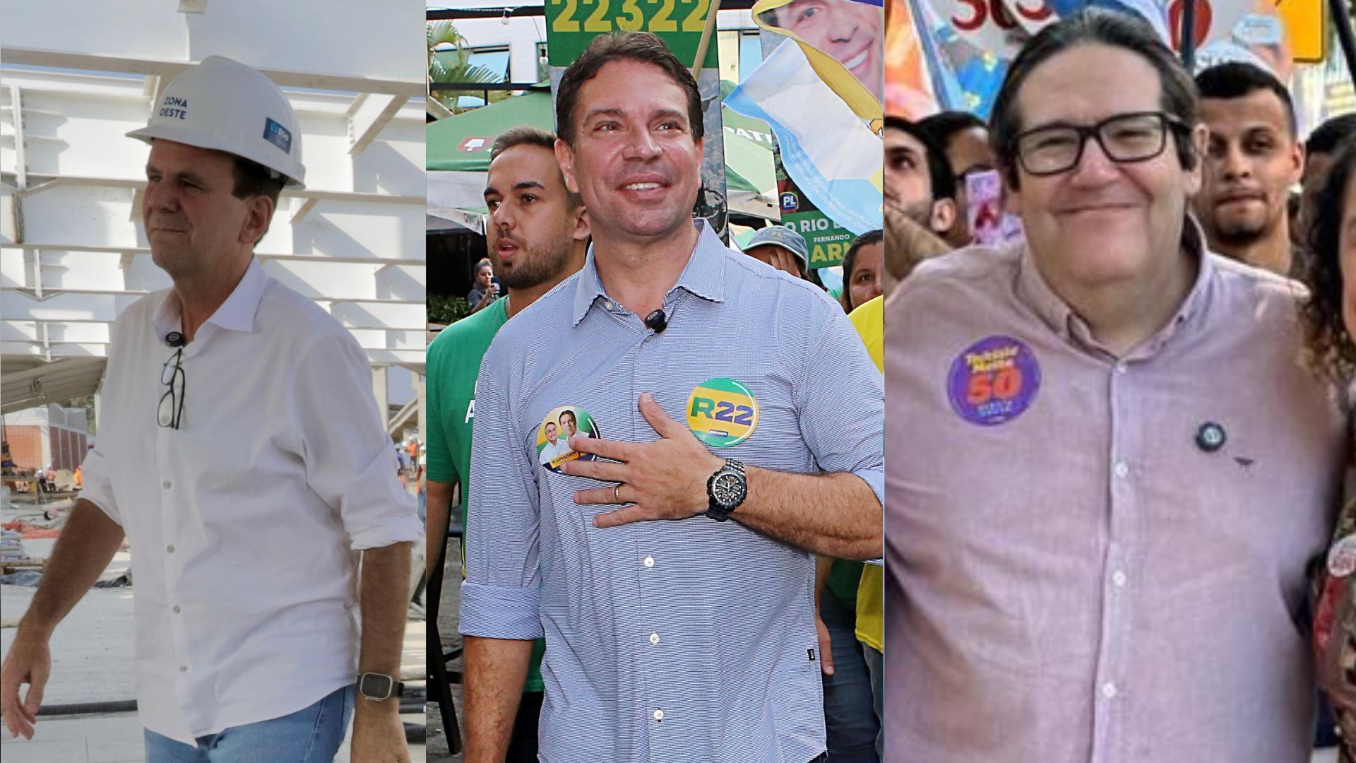 Escada de Jacó, bar: as agendas dos candidatos à Prefeitura do Rio nesta sexta (27)