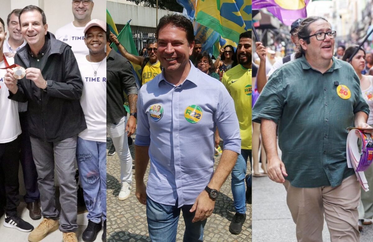 Compromissos na zona oeste: as agendas dos candidatos à Prefeitura do Rio neste domingo (22)