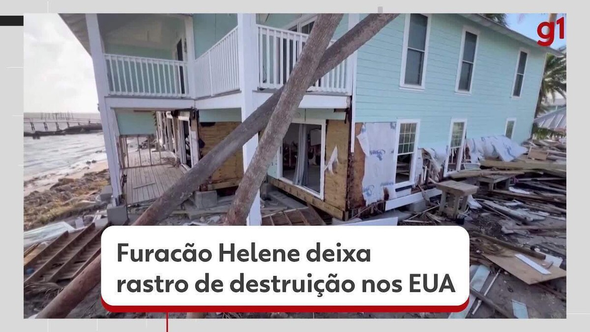 Furacão Helene: mortes chegam a 64 nos EUA, e milhões estão sem energia elétrica