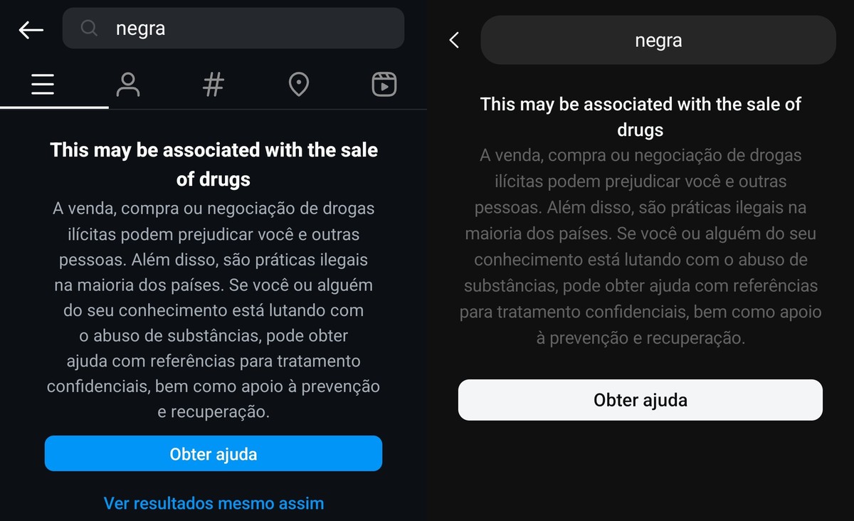 Instagram e Threads relacionam palavra ‘negra’ com venda de drogas | Tecnologia