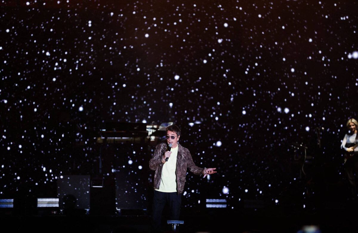 Jean-Michel Jarre durante evento na França