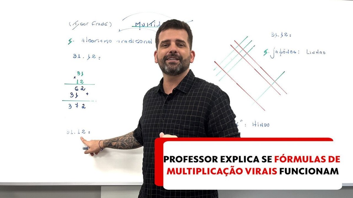 Multiplicação indiana, japonesa e mais: métodos virais são mais fáceis do que a fórmula ‘brasileira’? | Educação