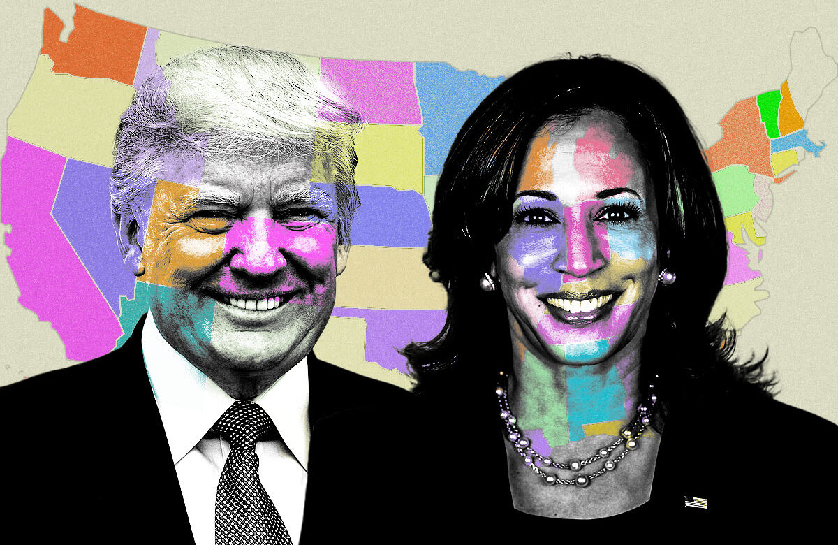 Nova pesquisa nos EUA mostra Kamala à frente de Trump: 50% a 47%