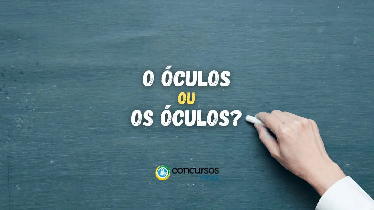 “O óculos” ou “Os óculos”: qual forma está correta?