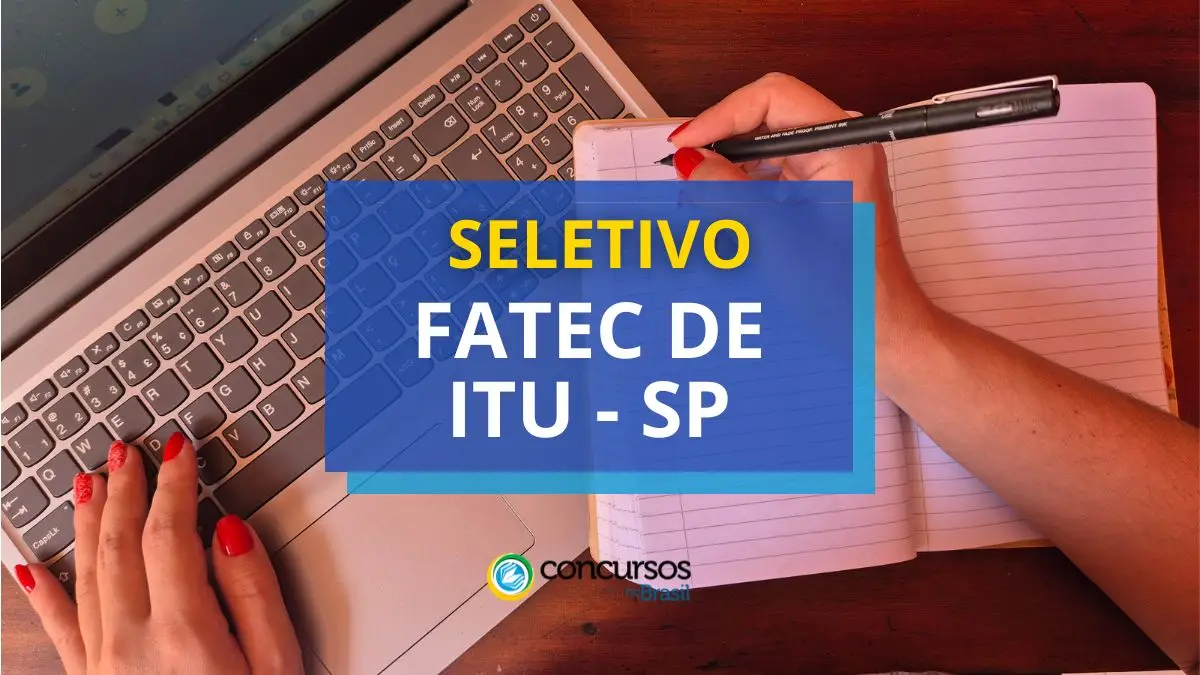 Processo seletivo FATEC de Itú