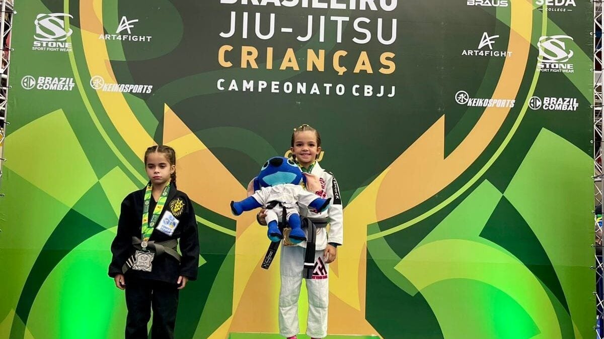 Goiana conquista bicampeonato do Brasileiro de Jiu-Jítsu para Crianças