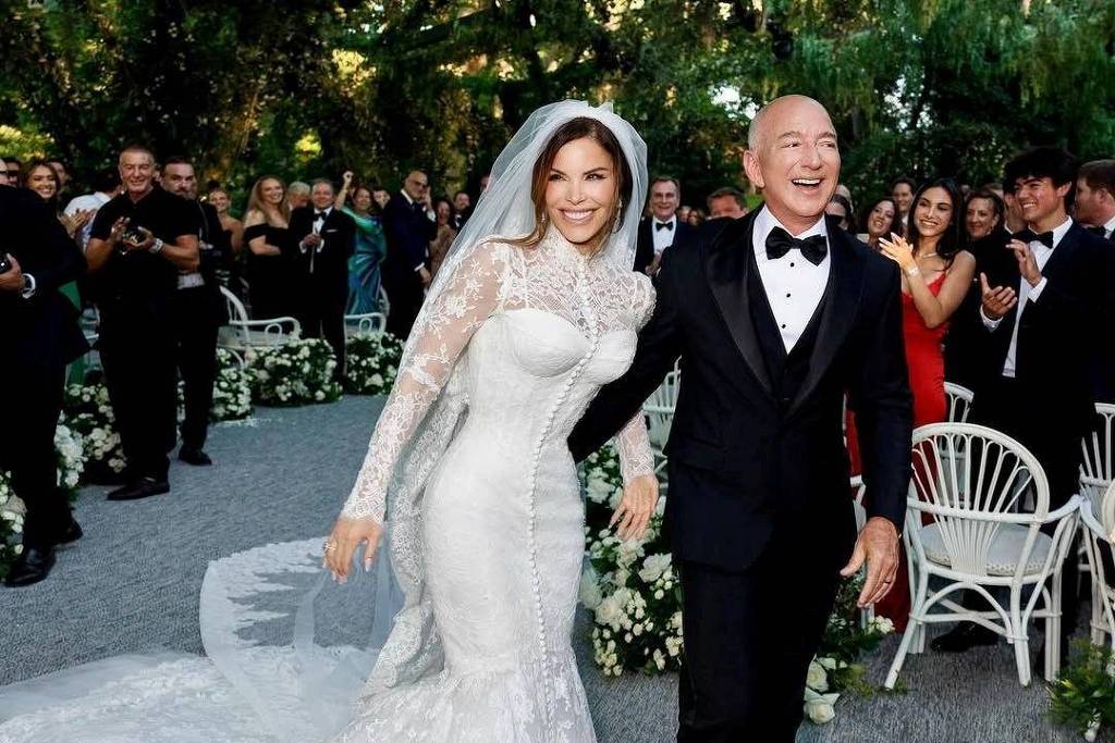Jeff Bezos e Lauren Sánchez dizem ‘sim’ em Veneza – 28/06/2025 – Mercado