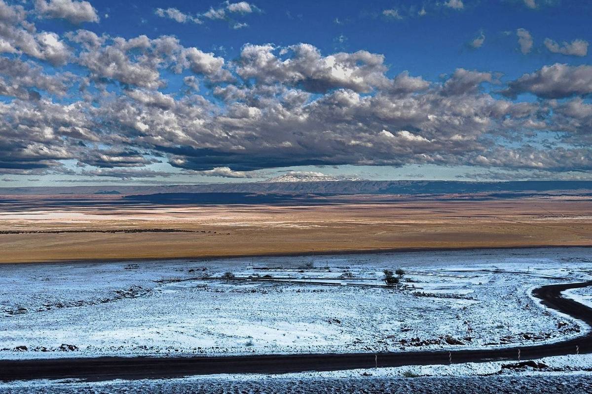 Neva no deserto do Atacama, no Chile – 26/06/2025 – Ambiente