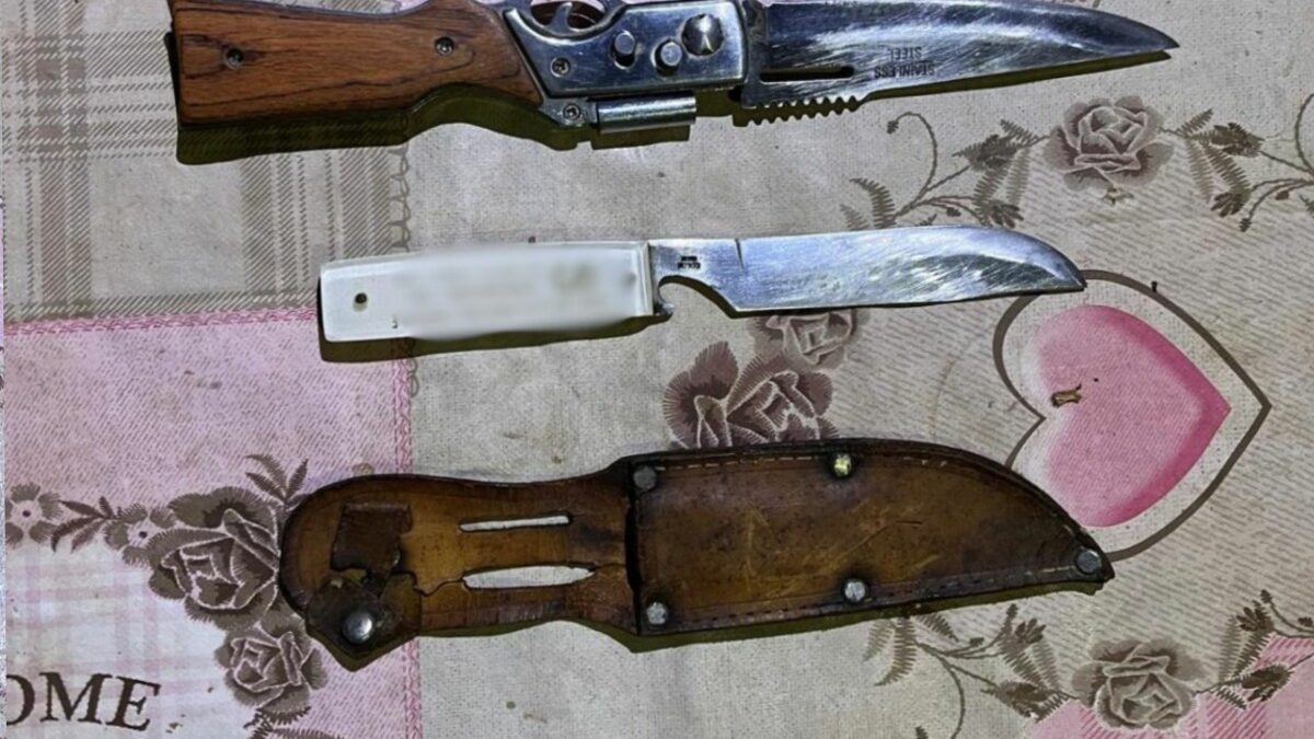 Polícia encontra faca usada por suspeito de abusar de adolescente em Aparecida