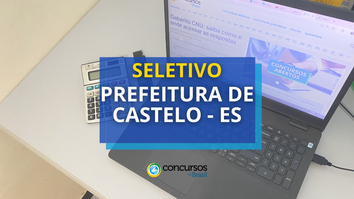 Prefeitura de Castelo – ES publica edital de processo seletivo
