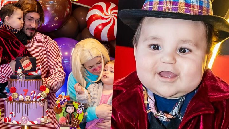 Viih Tube encanta ao mostrar novas fotos da festa de mesversário do filho caçula