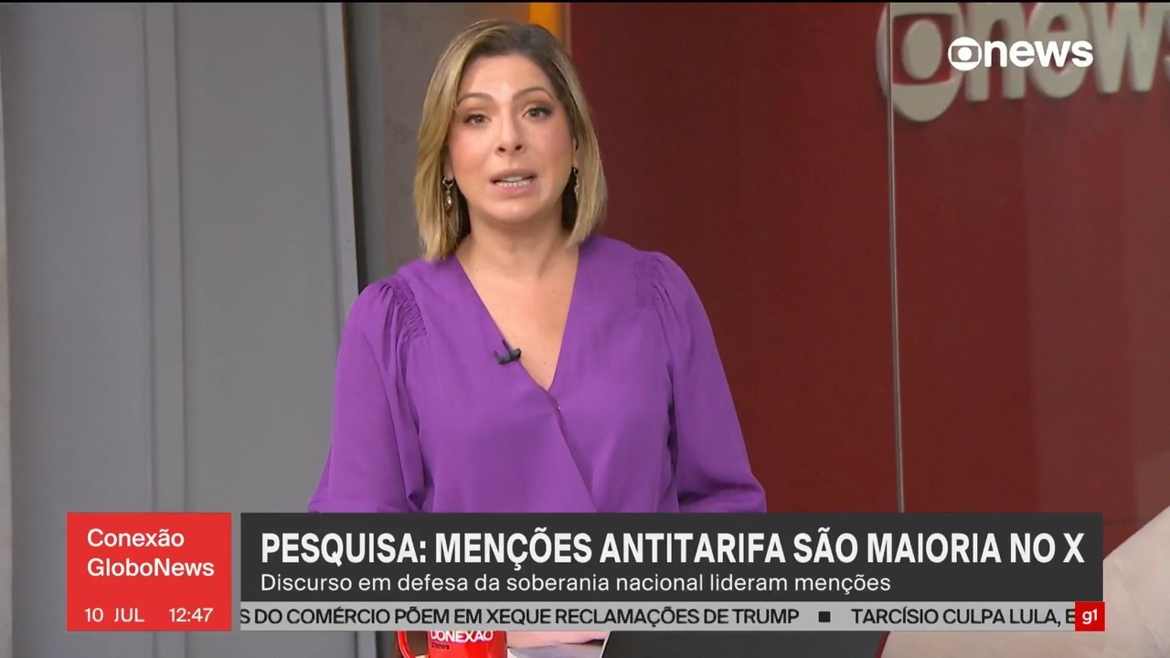 'Brasil soberano': críticas à tarifa de Trump dominam X no país, diz levantamento