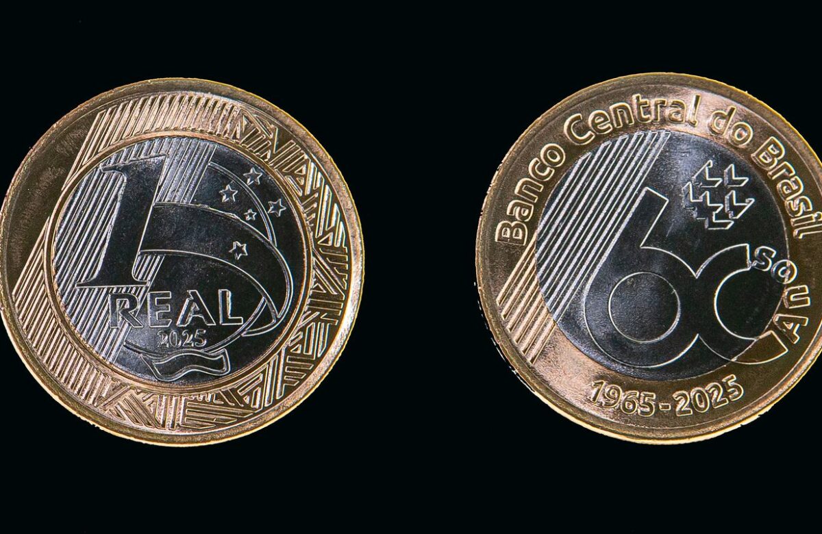 Banco Central lança moeda comemorativa de R$ 1 pelos 60 anos do órgão