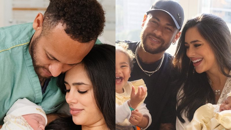 Bruna Biancardi posta fotos de Mel, sua segunda filha com Neymar: ‘Te amamos’