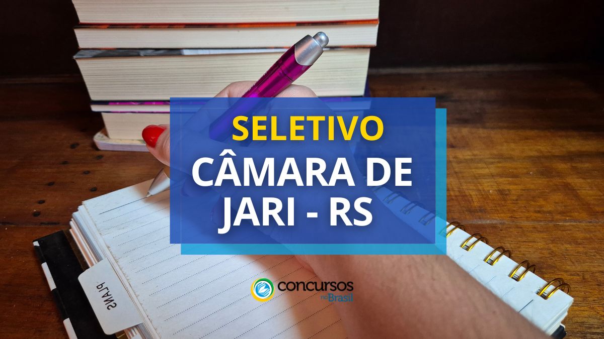 Câmara de Jari – RS anuncia edital de seletivo simplificado