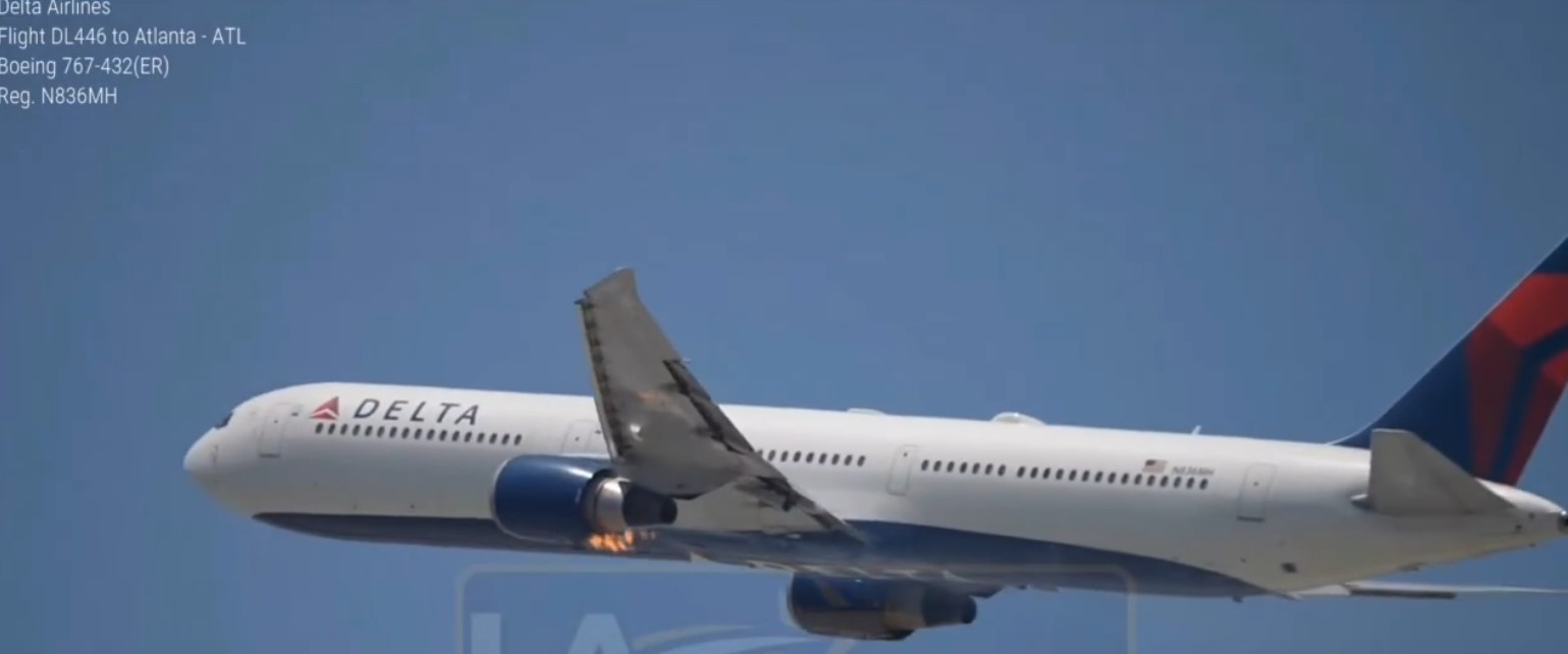 Chamas em motor levam avião a fazer pouso de emergência logo após decolagem nos EUA; VÍDEO | Mundo