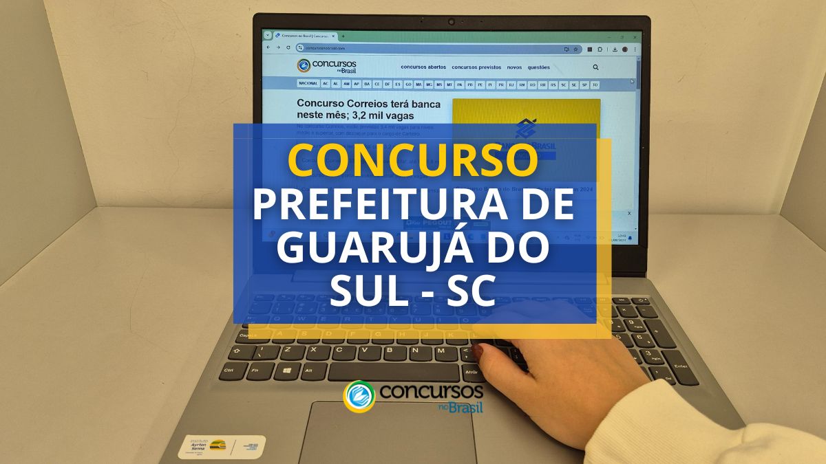Concurso Guarujá do Sul – SC abre vagas com salários de até R$ 5,1 mil