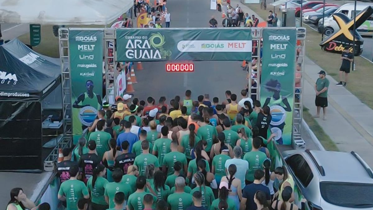 Corrida: cerca de 400 pessoas participam do Desafio do Araguaia em Aruanã