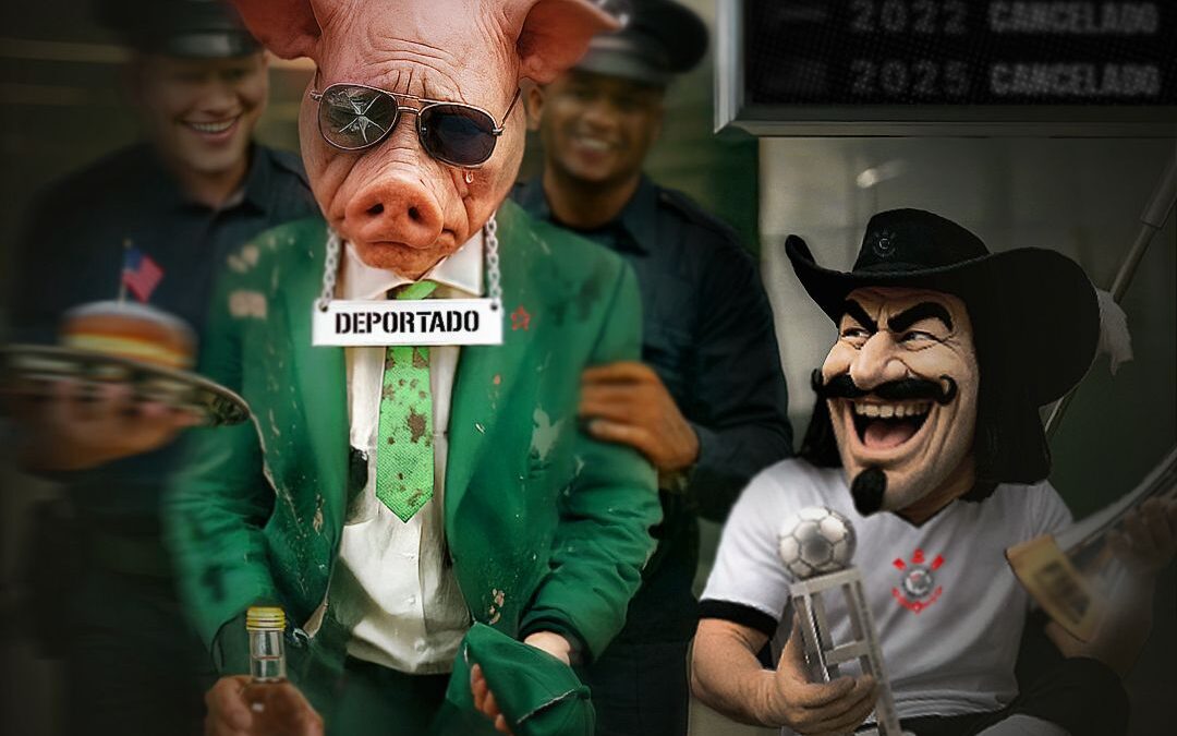 Deportado! Corinthians resgata provocação e ironiza queda do rival