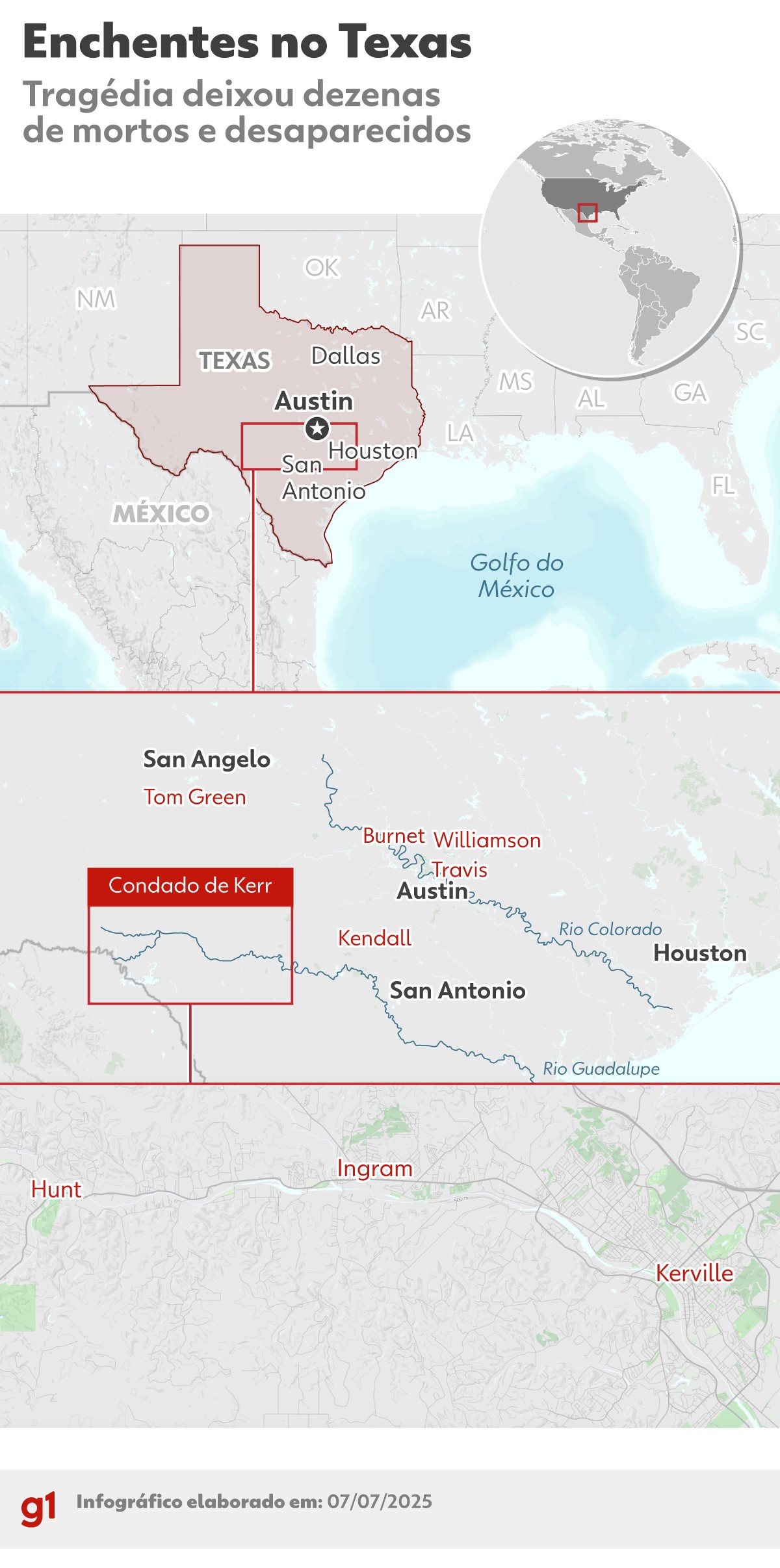 Irmãs gêmeas, técnico de futebol, diretores de acampamentos: as vítimas das enchentes no Texas, que mataram mais de 100