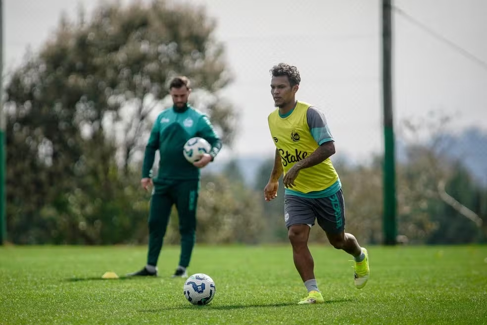 Juventude anuncia a contratação do atacante Gabriel Veron, ex-Santos