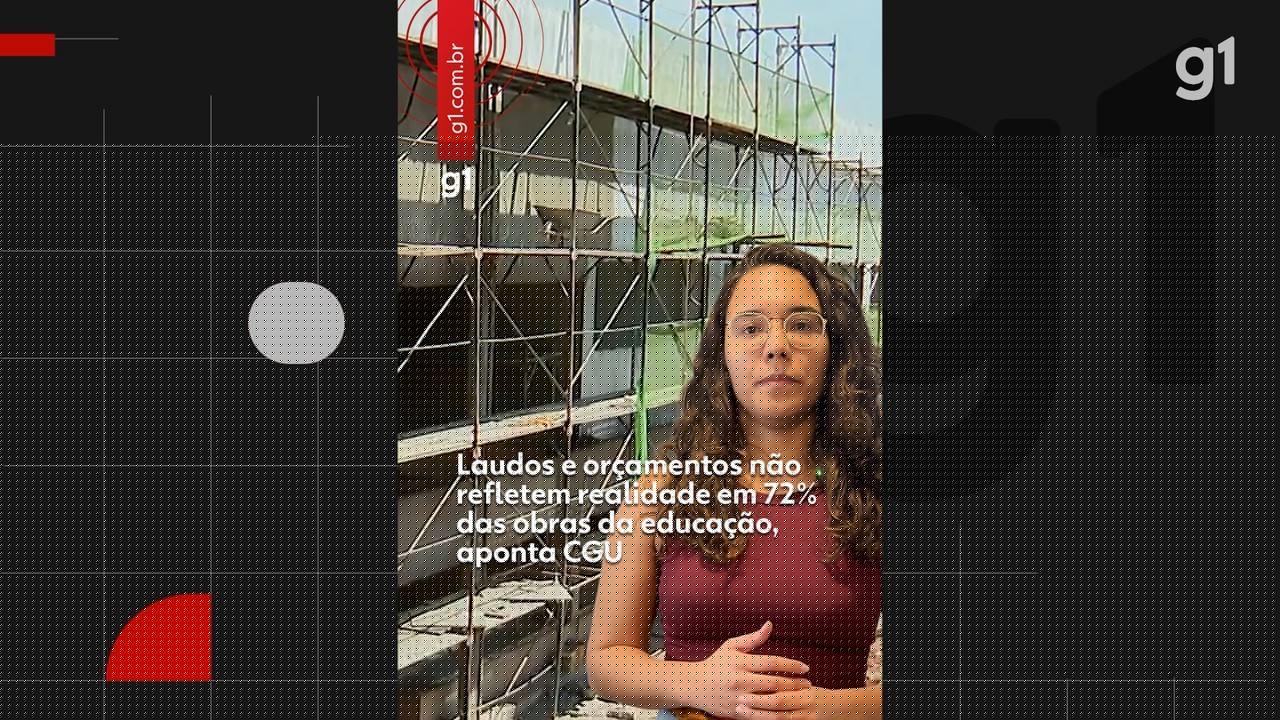 Laudos e orçamentos não refletem realidade em 72% das obras da educação, aponta CGU