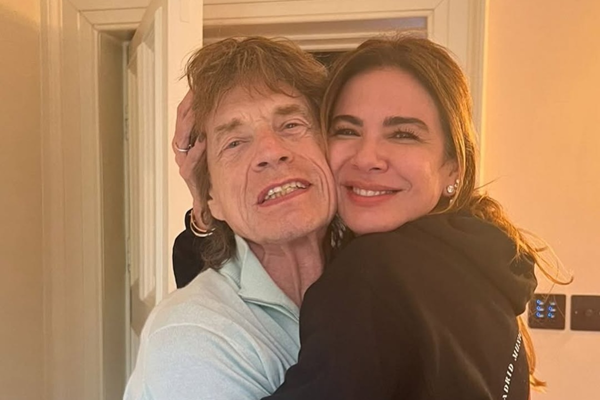 Luciana Gimenez homenageia Mick Jagger no aniversário do cantor