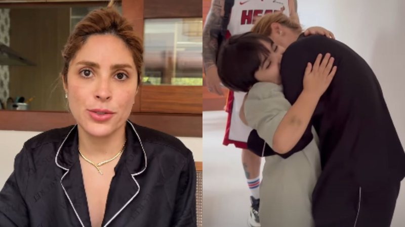 Manu Bahtidão revela possível diagnóstico que levou o filho à UTI