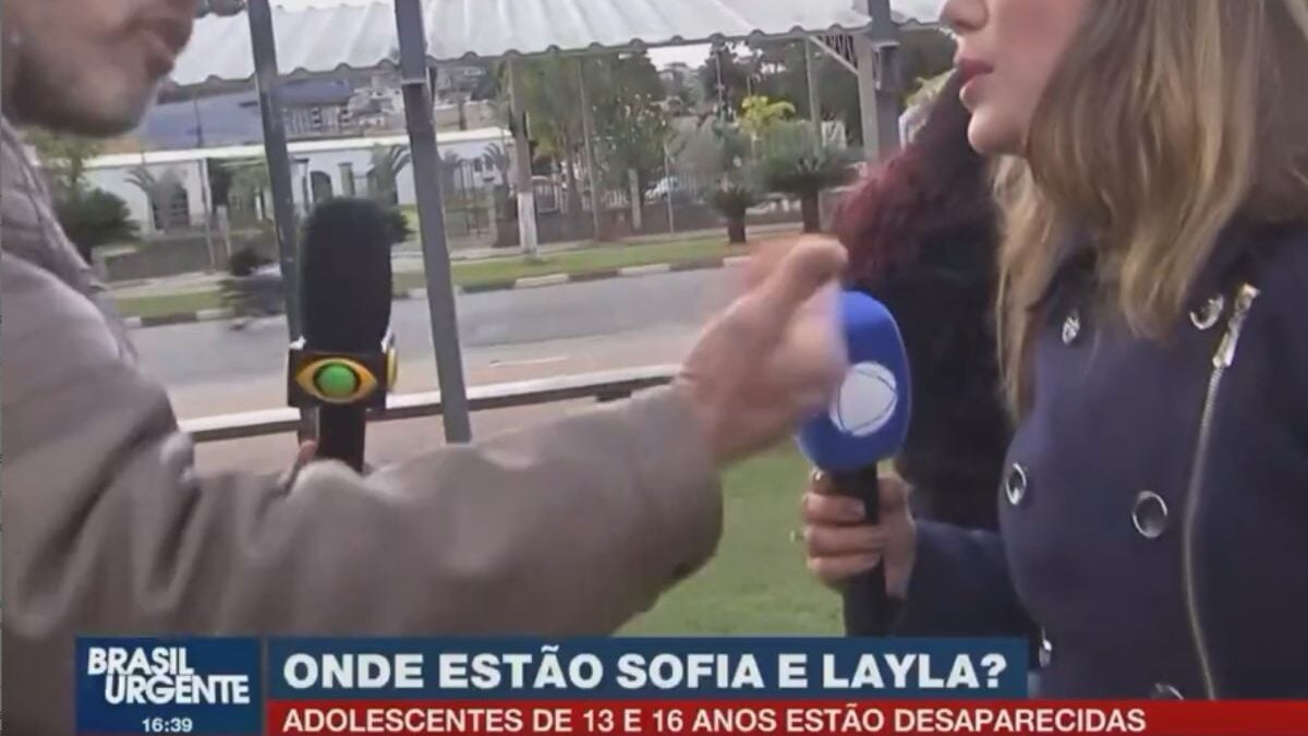 Repórteres da Band e da Record batem boca ao vivo; vídeo