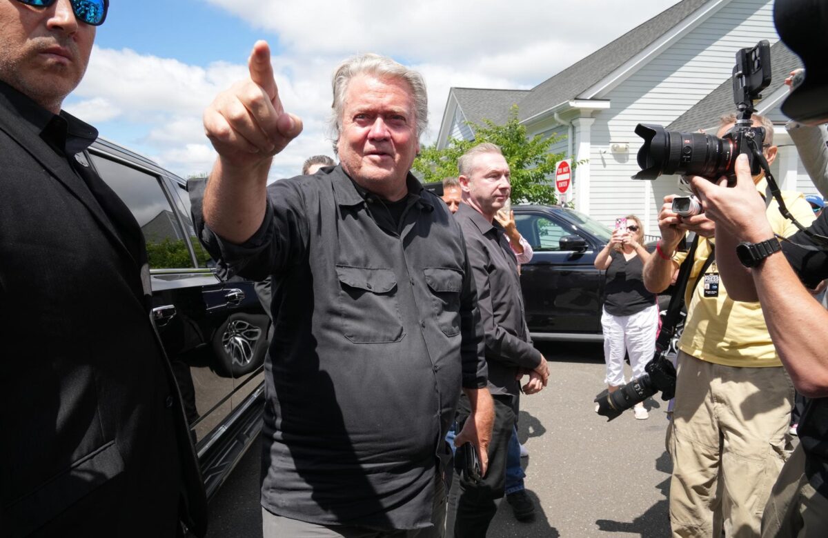 Steve Bannon, ex-estrategista de Trump e aliado de Bolsonaro